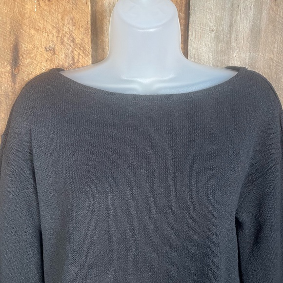 H&M Boat Neck Black Sweater - size XSmall - NWT - Picture 2 of 9